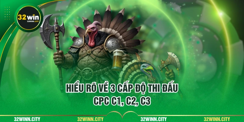Hiểu rõ về 3 cấp độ thi đấu CPC C1, C2, C3