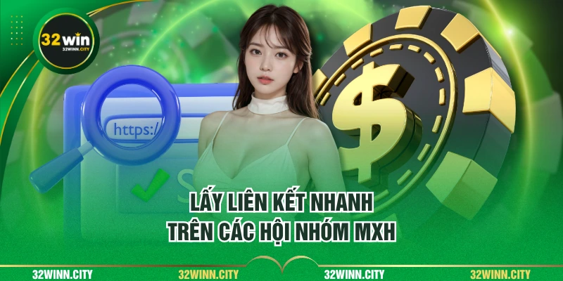 Lấy liên kết nhanh trên các hội nhóm MXH
